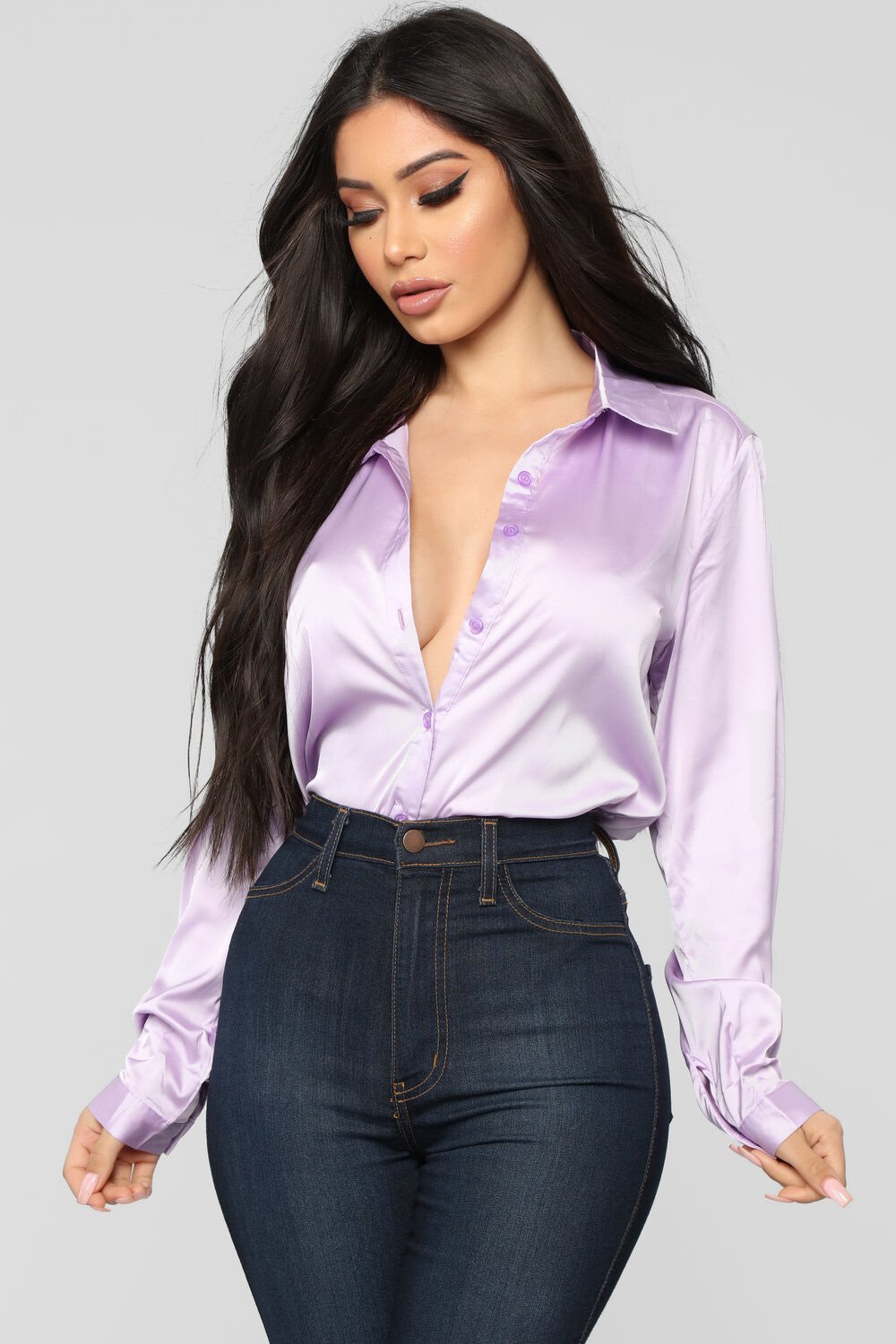 

Топ Fashion Nova MT4607F, лавандовый