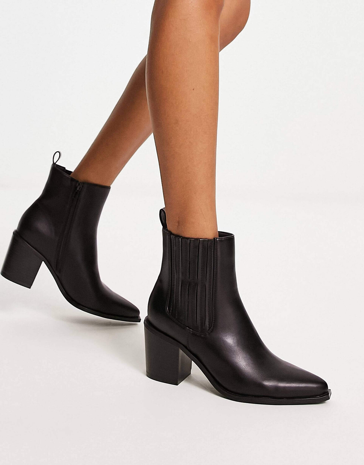 

Полусапоги Glamorous Ankle Heeled Western, черный