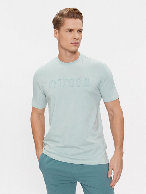 

Футболка стандартного кроя Guess, синий