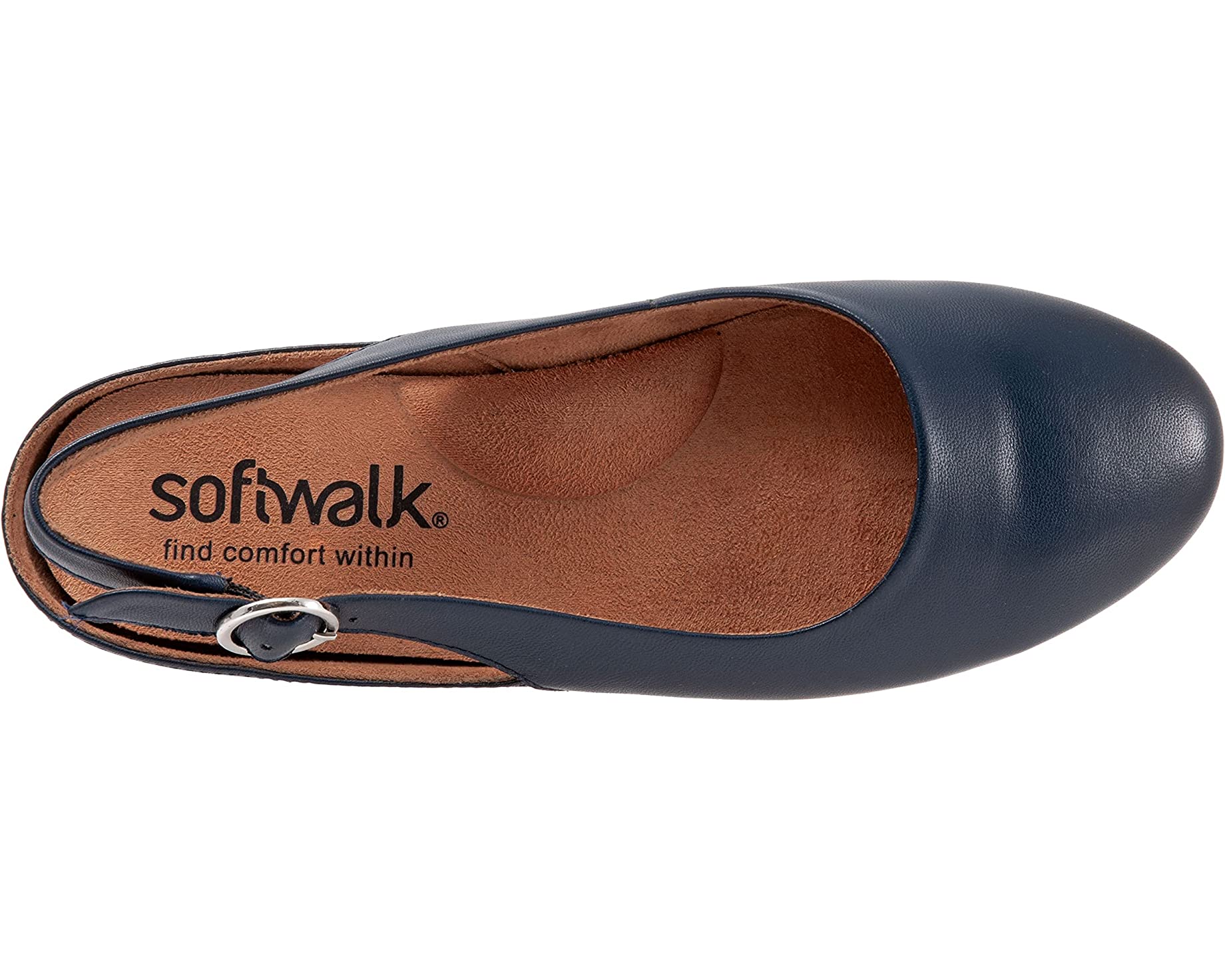 Туфли на плоской подошве Sandy SoftWalk, нави