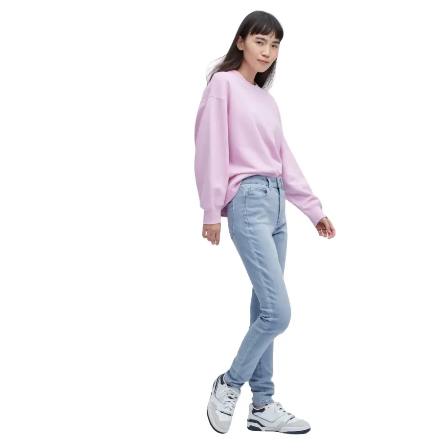 

Джинсы Uniqlo Ultra Stretch High Rise, голубой