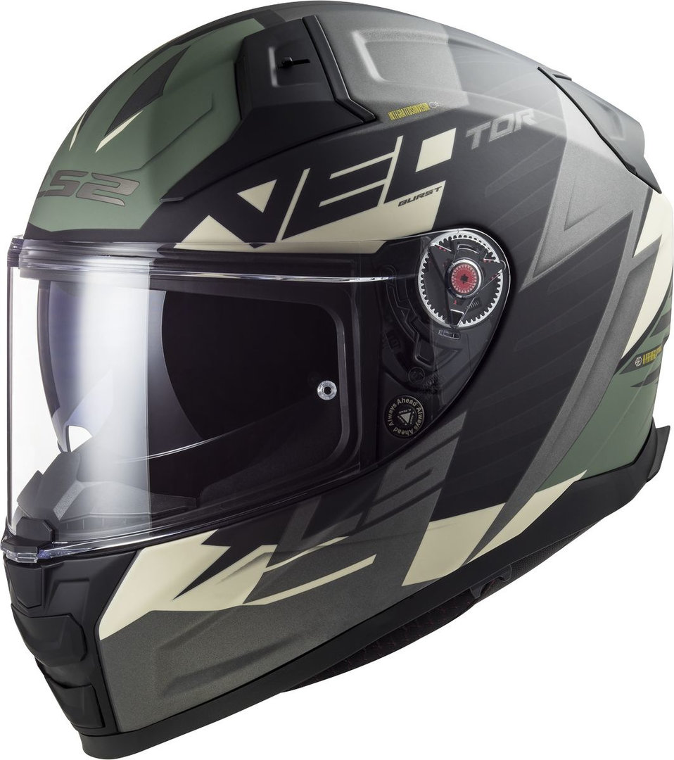 Шлем LS2 Vector II Absolute, черный/серый