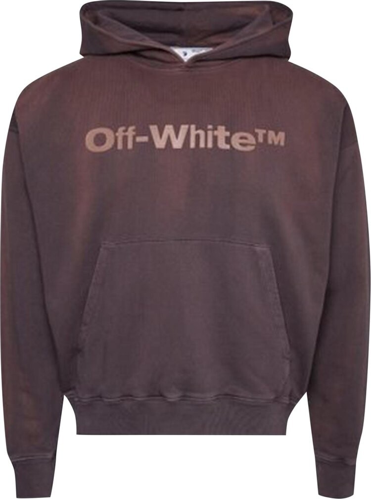 

Худи Off-White Laundry Logos Skate Hoodie 'Aubergine', фиолетовый