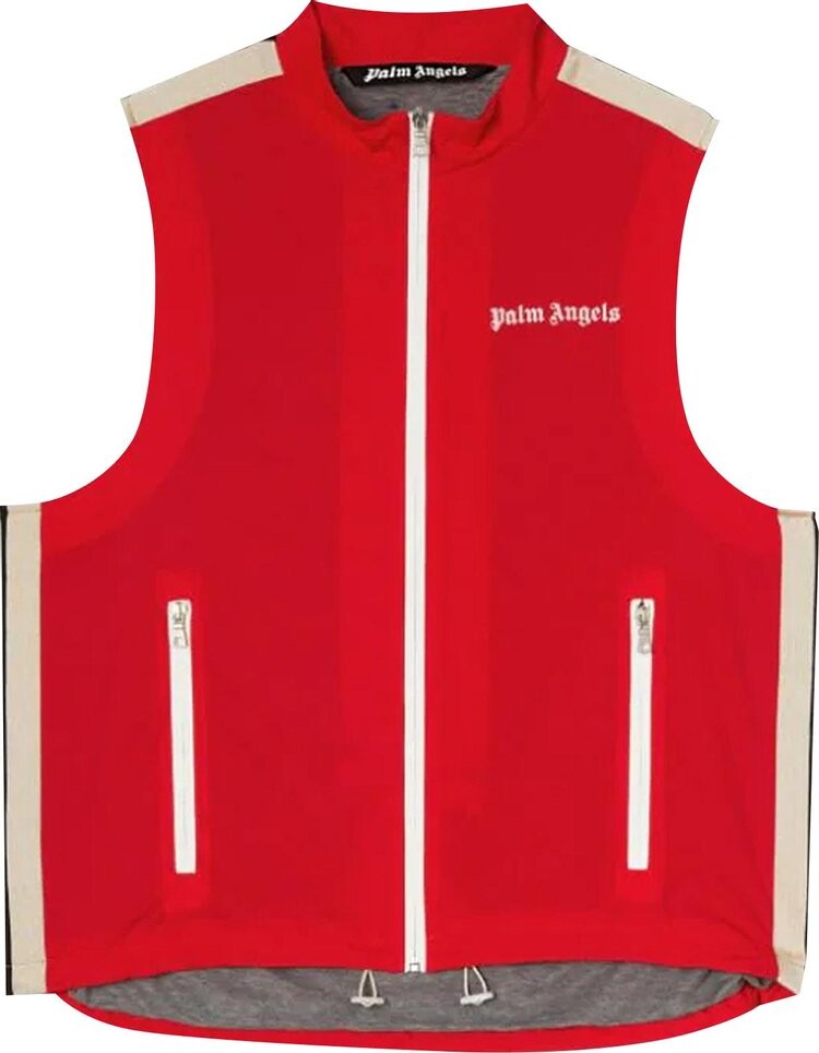 

Жилет Palm Angels Classic Logo Vest 'Red/Off White', красный
