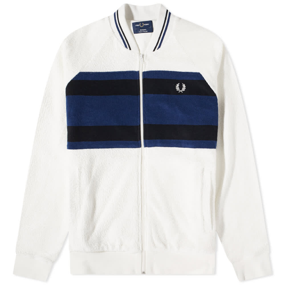 

Полотенцевидная куртка-бомбер Fred Perry, Синий