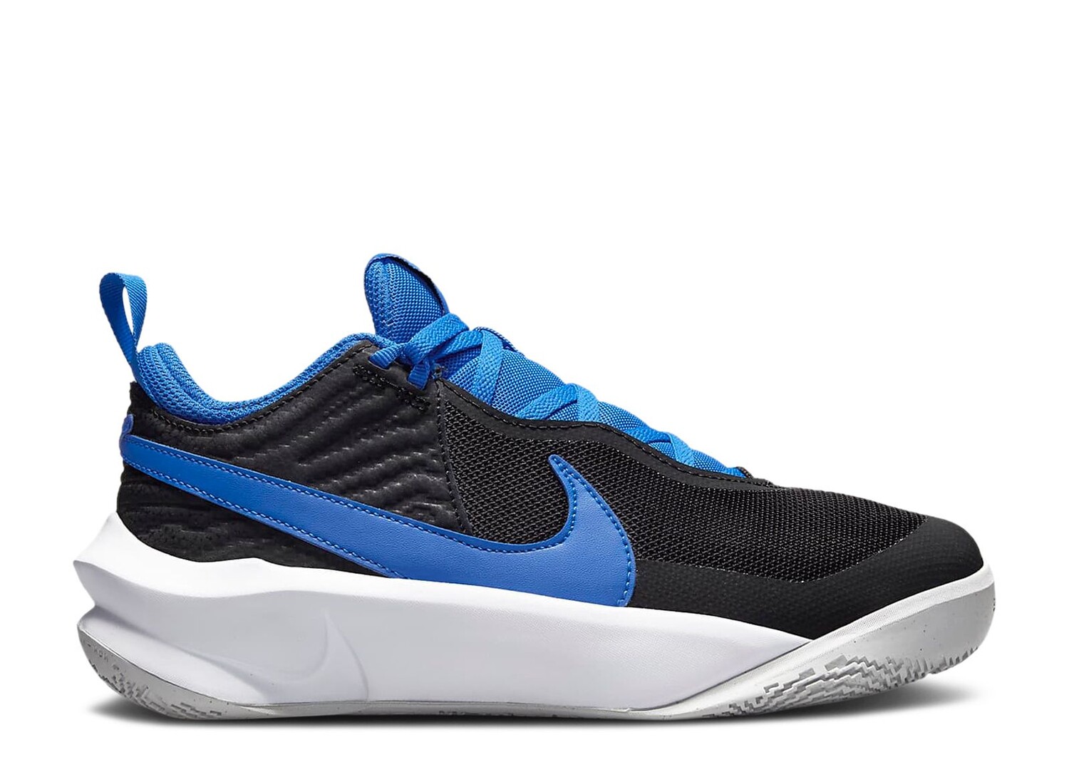 

Кроссовки Nike Team Hustle D10 Gs 'Black Game Royal', черный