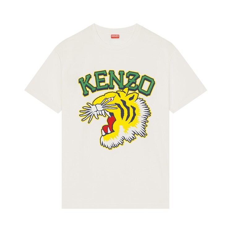 

Футболка Kenzo Tiger Varsity Oversize T-Shirt Off White, белый