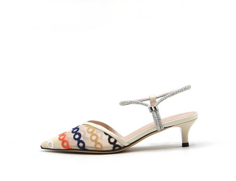 

Босоножки Eblan Pointed Stiletto Middle Heel (размер 38), бежевый