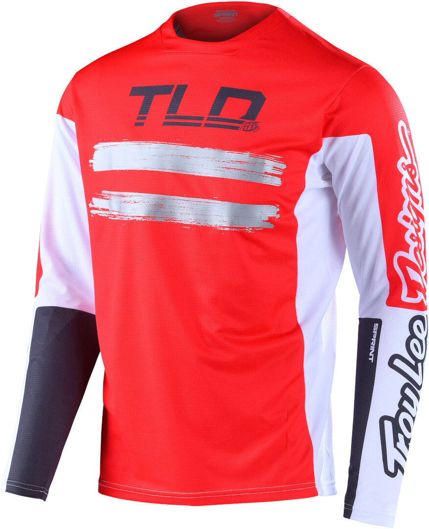 

Джерси Troy Lee Designs Sprint Marker для велосипеда, красно-белые