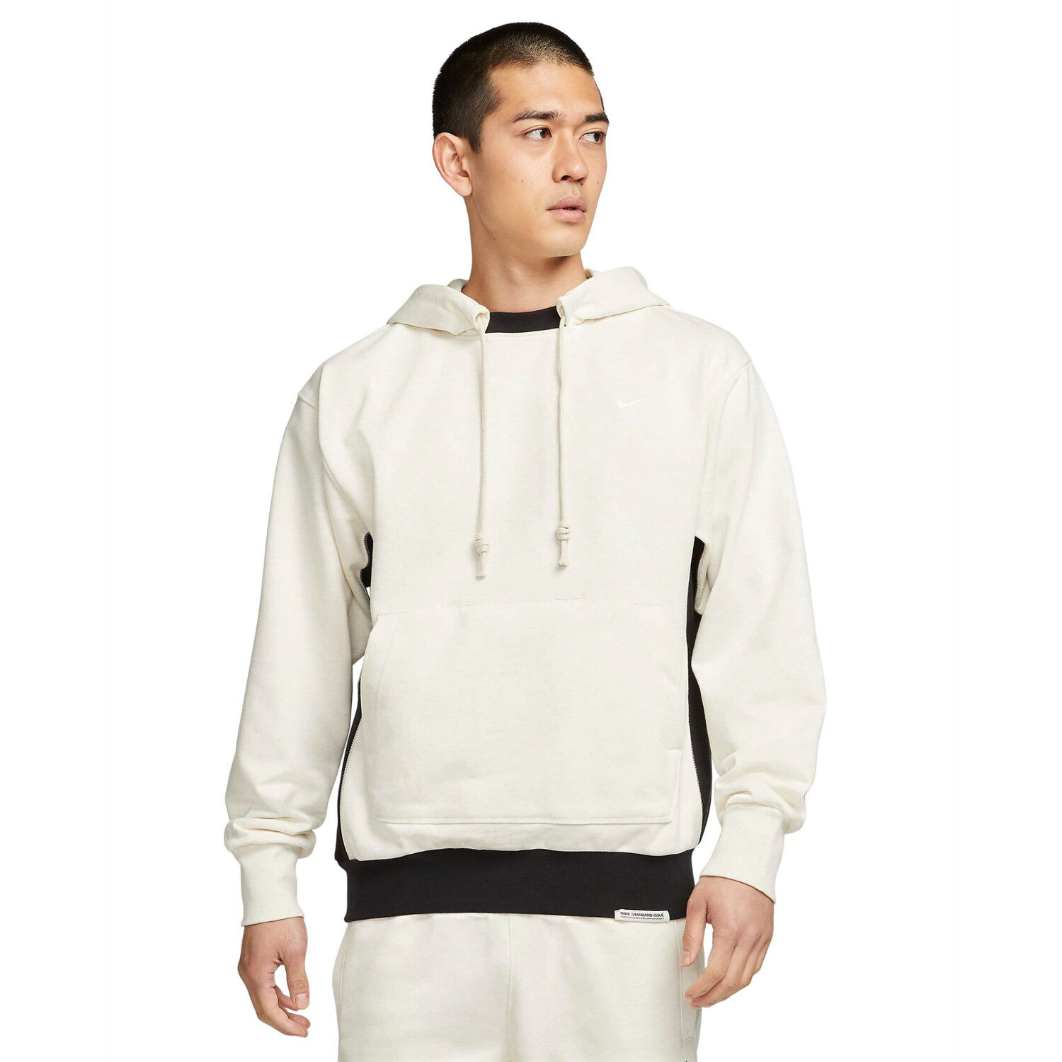 

Худи Nike Dri-Fit Standard Issue Men's Basketball, бледно-кремовый/черный
