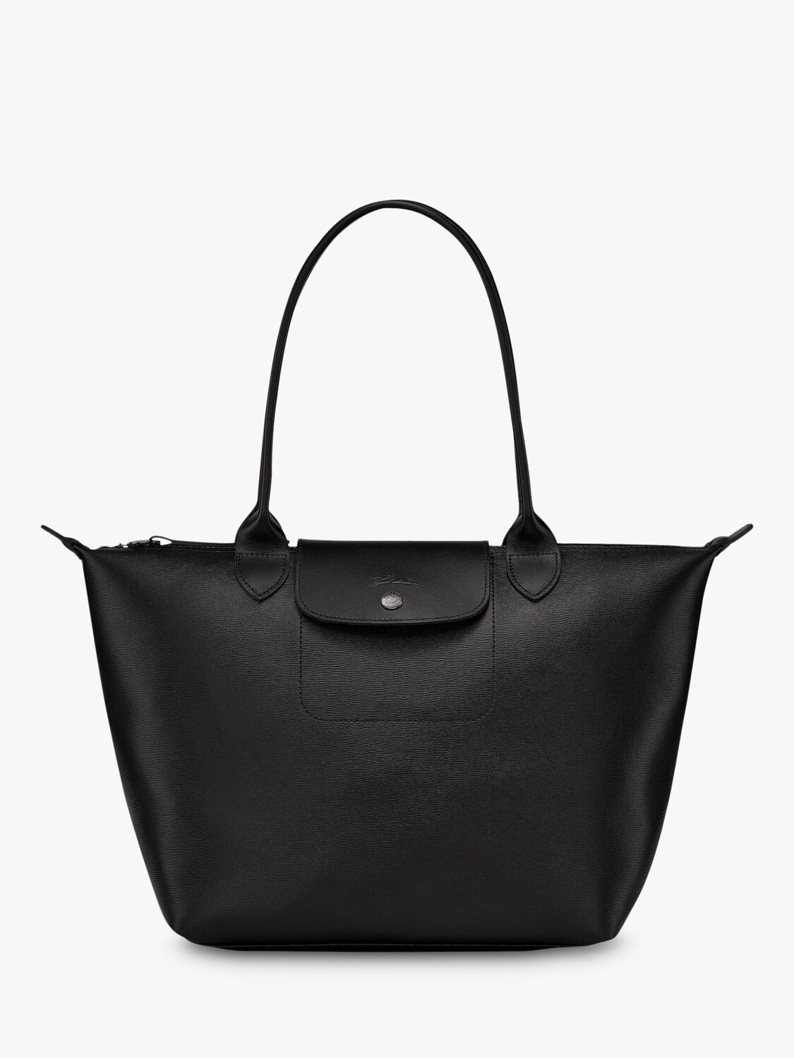 

Сумка-шоппер Longchamp Le Pliage City из парусины с покрытием, черная