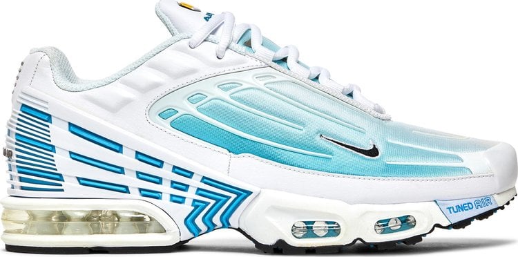 Лимитированные кроссовки Nike Air Max Plus 3 'White Aquamarine', белый - фото