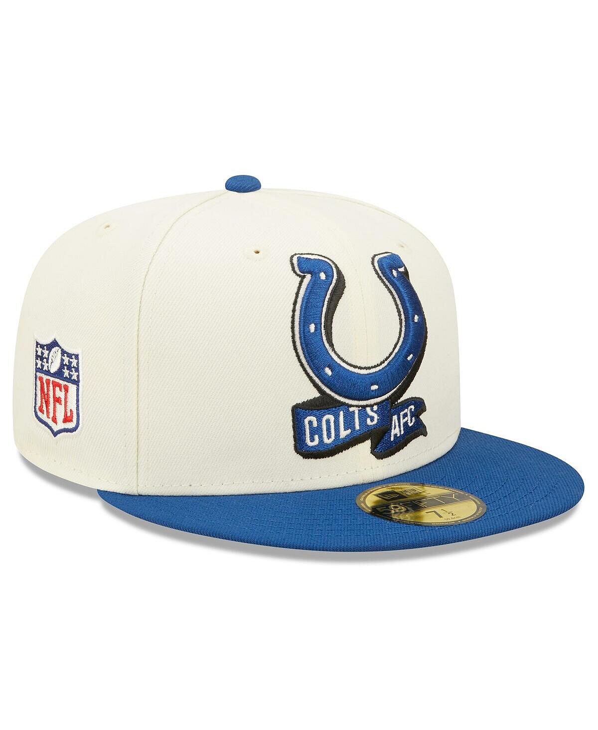

Мужская кремовая шляпа Royal Indianapolis Colts 2022 Sideline 59FIFTY. New Era