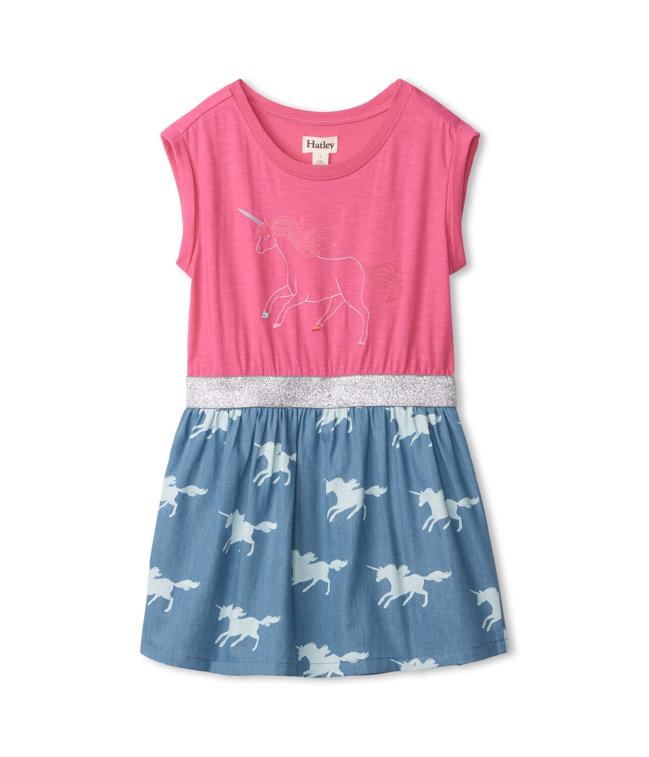 

Платье Hatley Kids, Unicorn Silhouettes Elastic Waist Dress