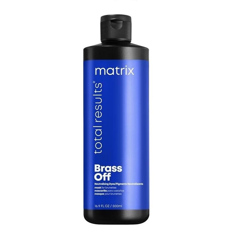 

Matrix Total Results Brass Off маска, нейтрализующая желтый оттенок волос, 500 мл