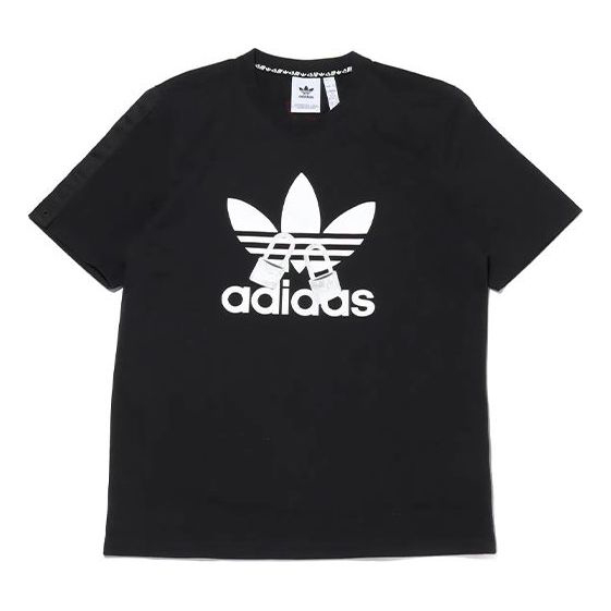 Футболка Adidas originals Vday Tee Un Sports Casual Black, Черный