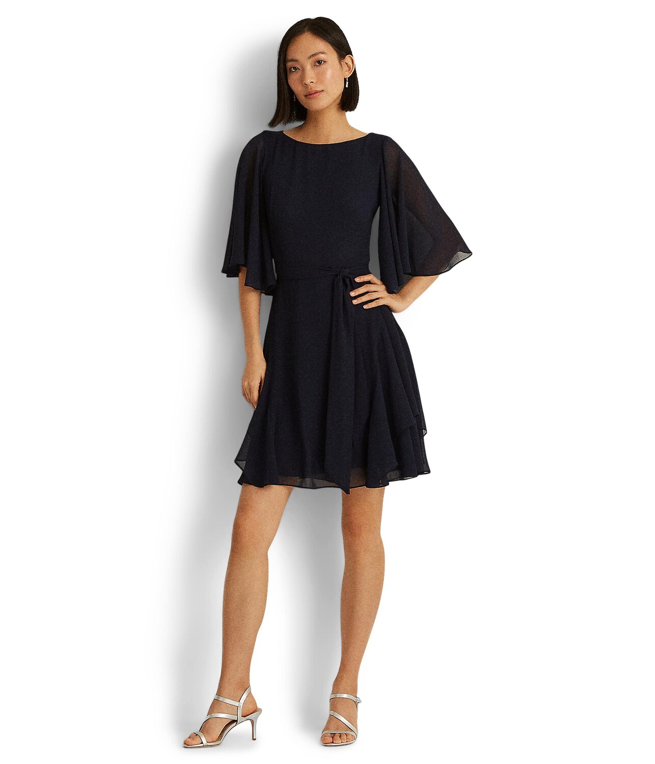 

Платье LAUREN Ralph Lauren, Ruffled Georgette Cocktail Dress