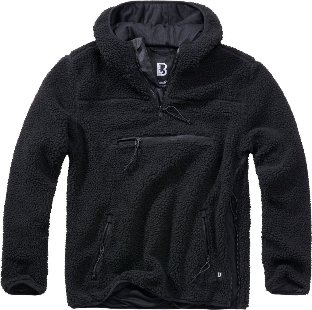 Пуловер Brandit Teddyfleece Worker, черный пуловер brandit teddyfleece серый