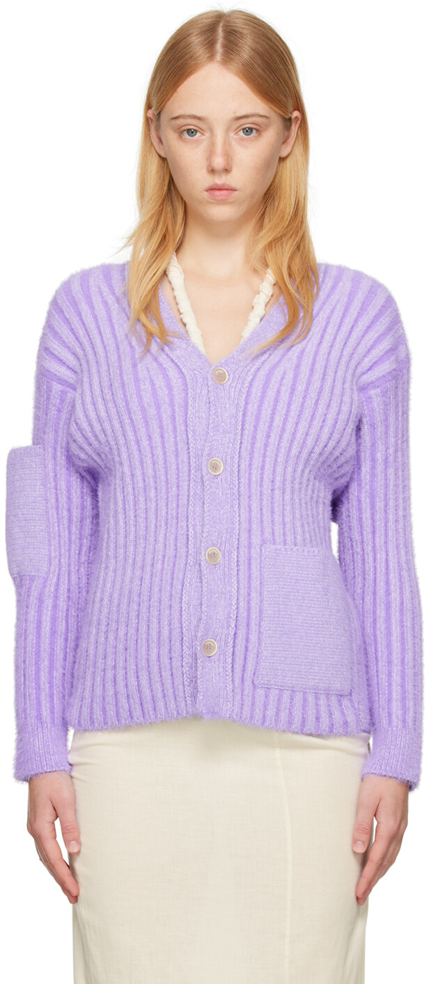 

Фиолетовый кардиган 'Le Cardigan Neve' Jacquemus