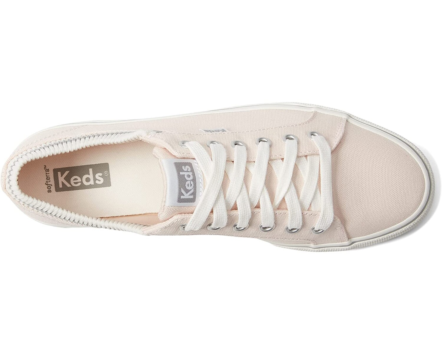 

Кроссовки Jump Kick Rib Knit Collar Keds, светло-розовый