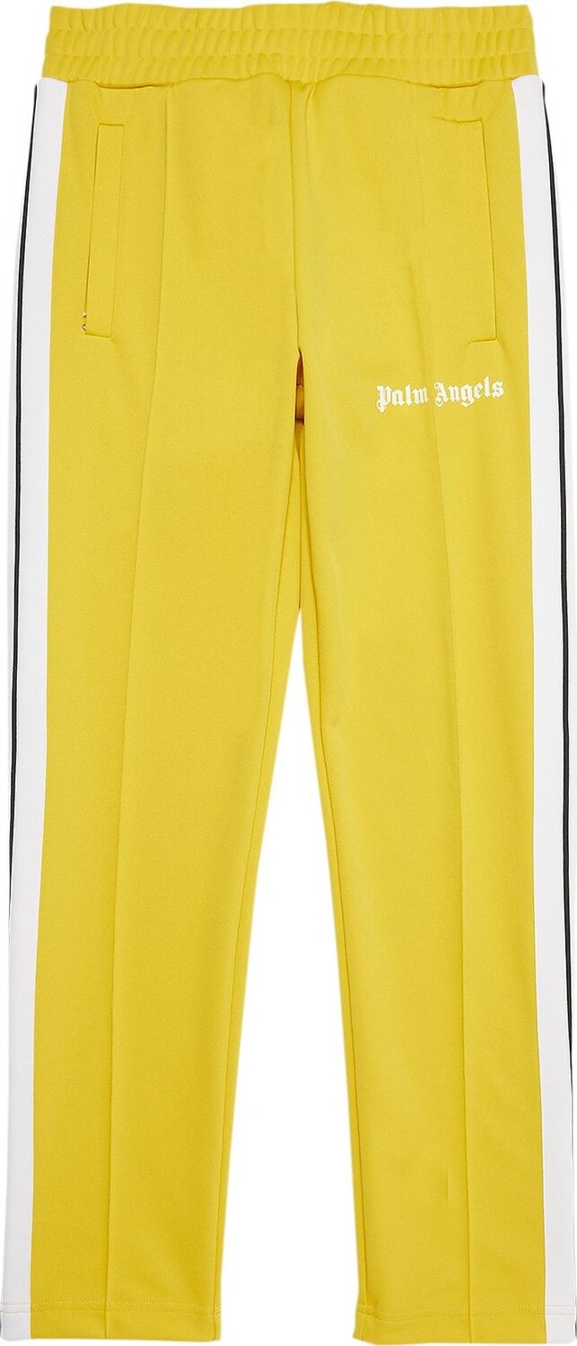 

Брюки Palm Angels Slim Track Pants 'Yellow/White', желтый