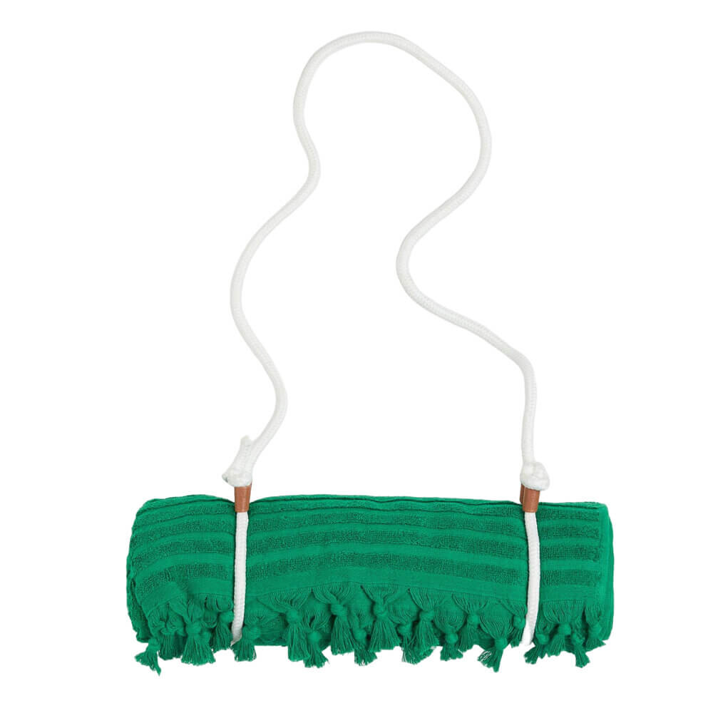 

Пляжное полотенце H&M Home Beach With String, зеленый