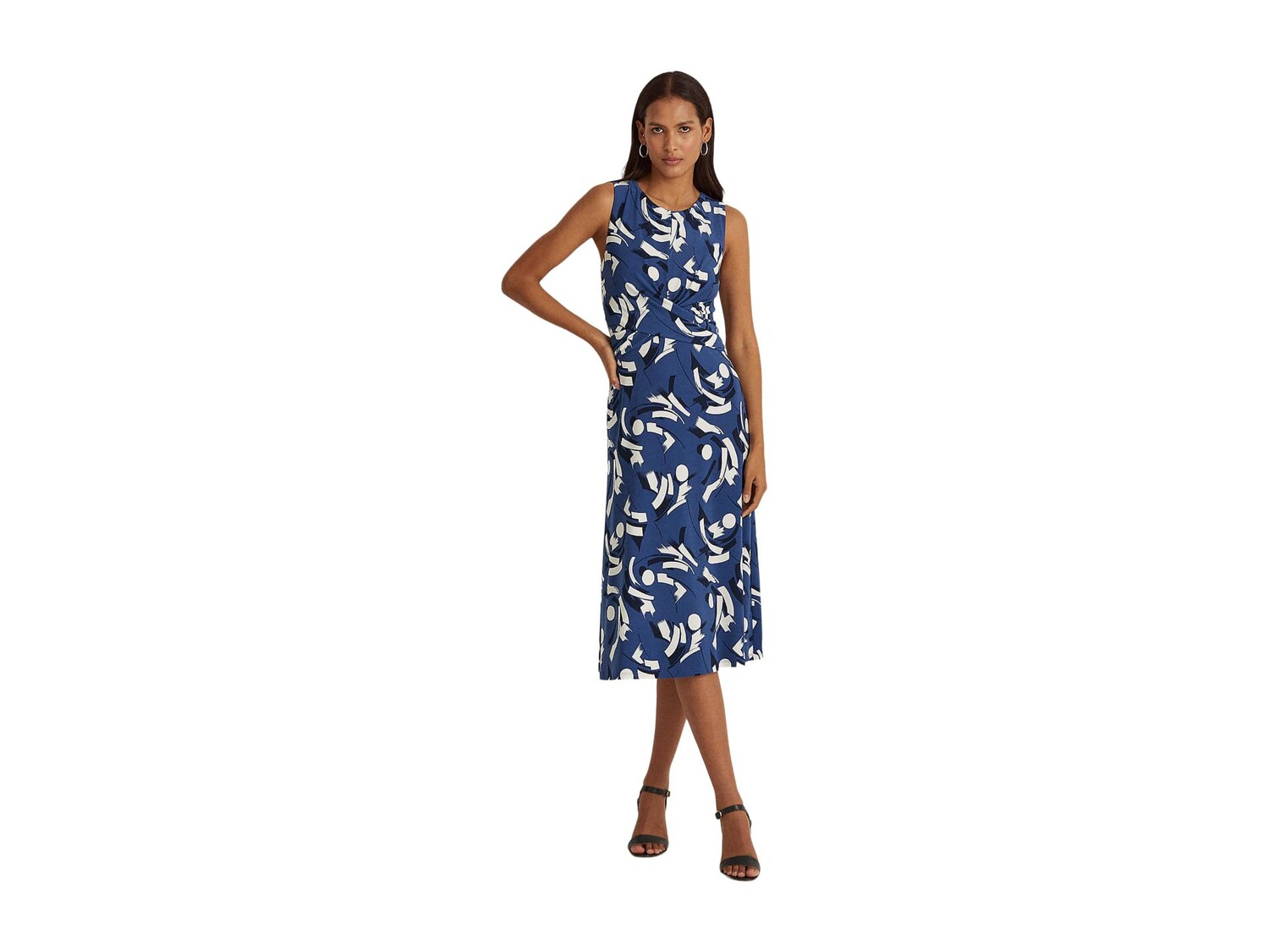 

Платье LAUREN Ralph Lauren, Printed Sleeveless Jersey Dress