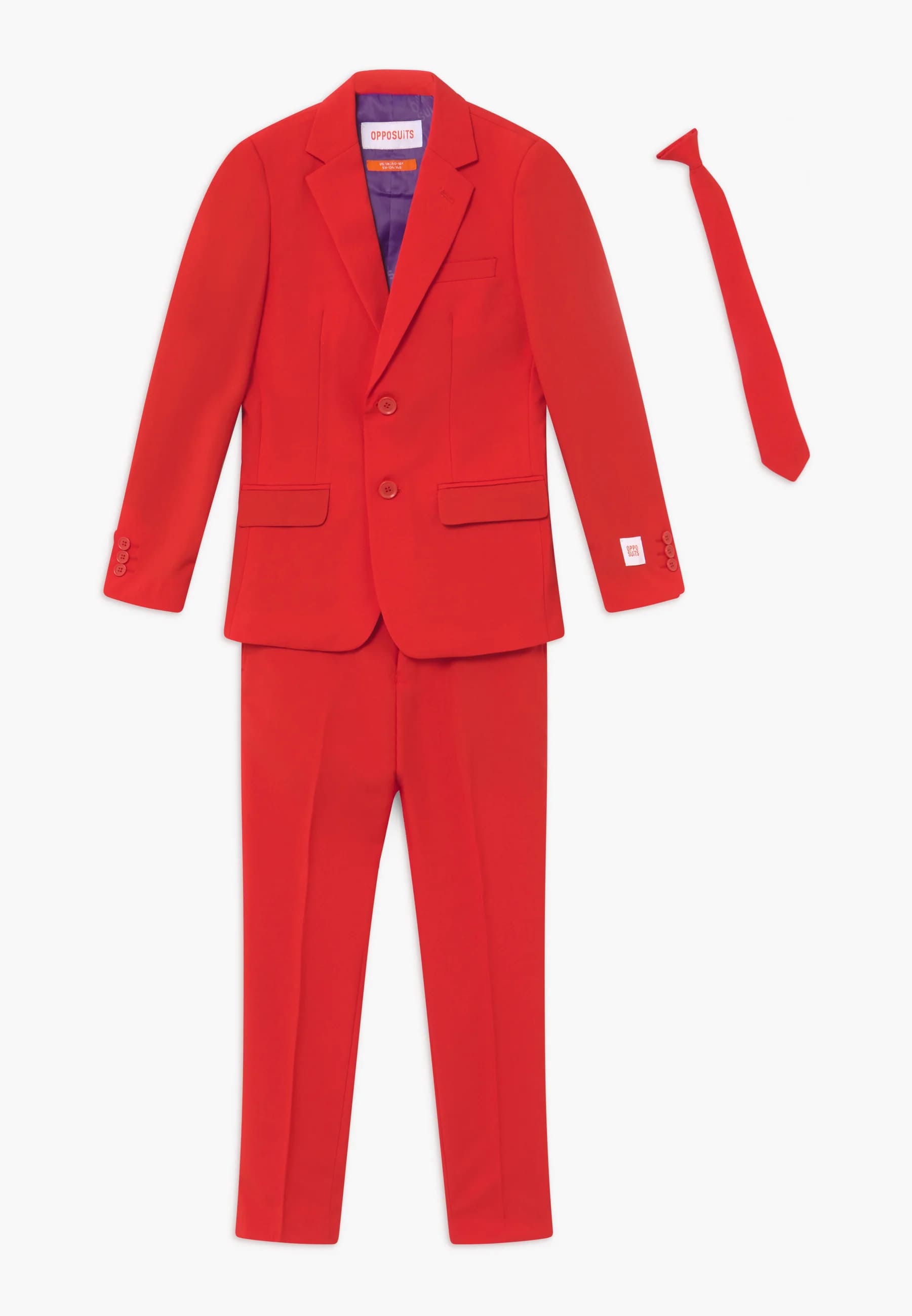 Комплект Opposuits, 3 предмета, красный комплект одежды malip пиджак и брюки классический стиль размер 32 синий