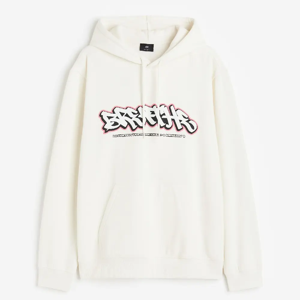 

Толстовка H&M Regular Fit Breathe, кремовый, Бежевый