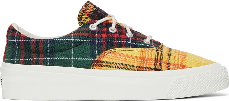 Converse Skid Grip Low Twisted Plaid Egret