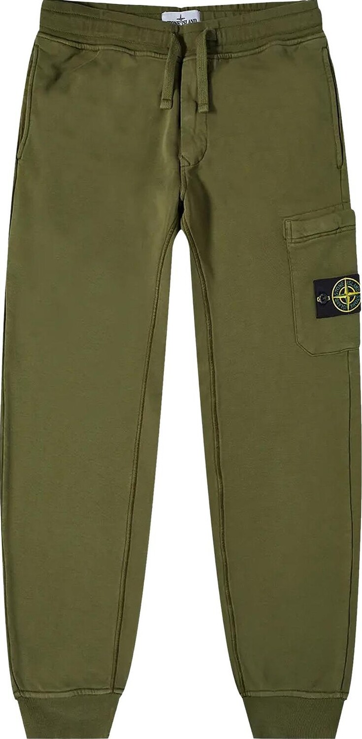 

Брюки Stone Island Fleece Pants 'Green', зеленый