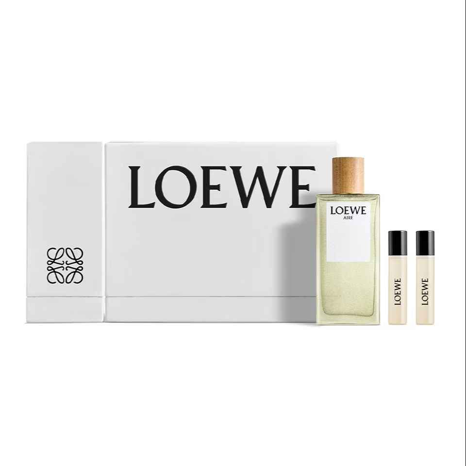 цена Парфюмерный набор Loewe Aire, 150мл + 10мл + 10мл