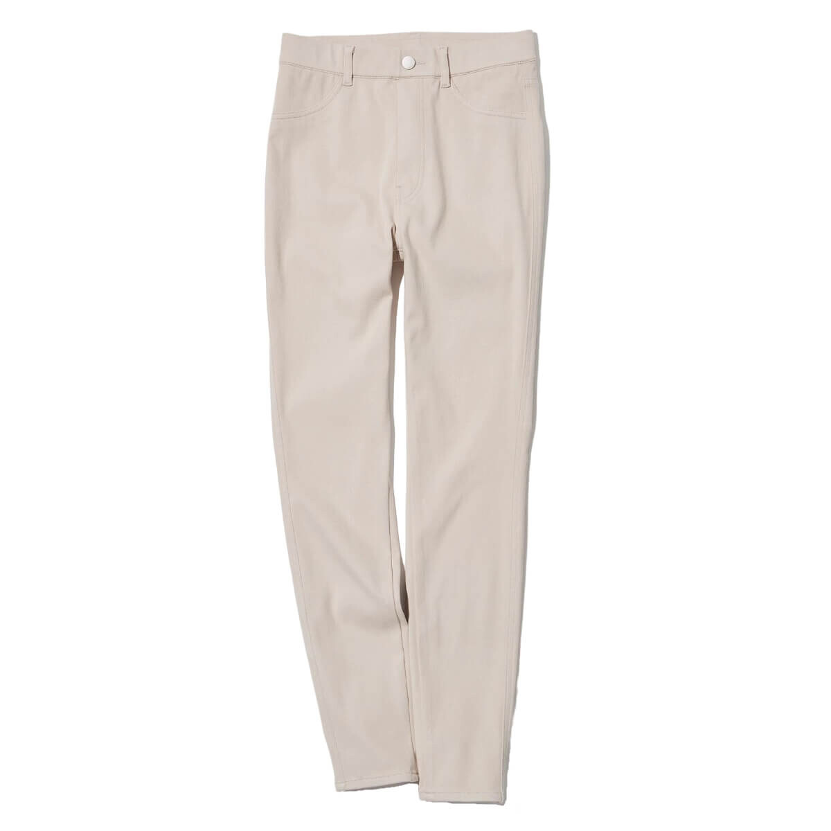 

Брюки Uniqlo Ultra Stretch High Rise Leggings, натуральный