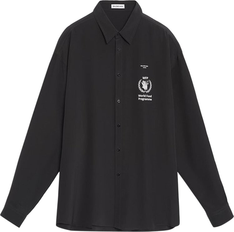 

Блуза Balenciaga World Food Programme Blouse 'Black', черный