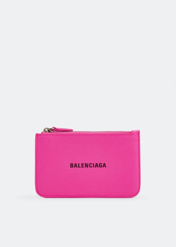 

Картхолдер BALENCIAGA Long cash coin & cardholder, розовый