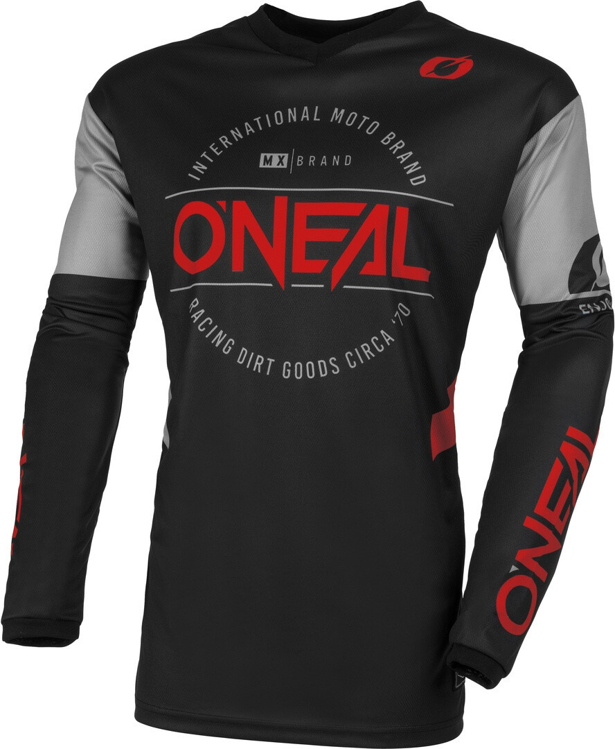 

Джерси Oneal Element Brand мотокросс, черный/красный