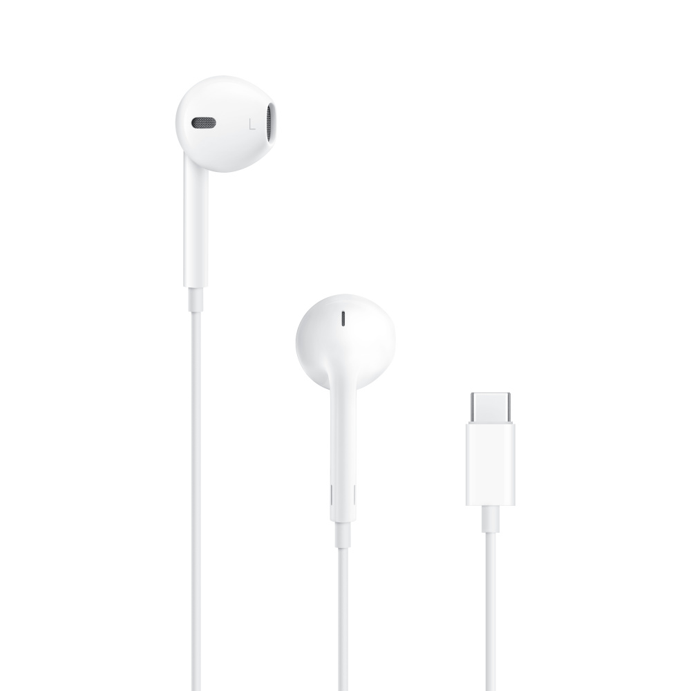 Наушники Apple Earpods с разъёмом USB-C, белый наушники вкладыши apple earpods с разъёмом lightning white