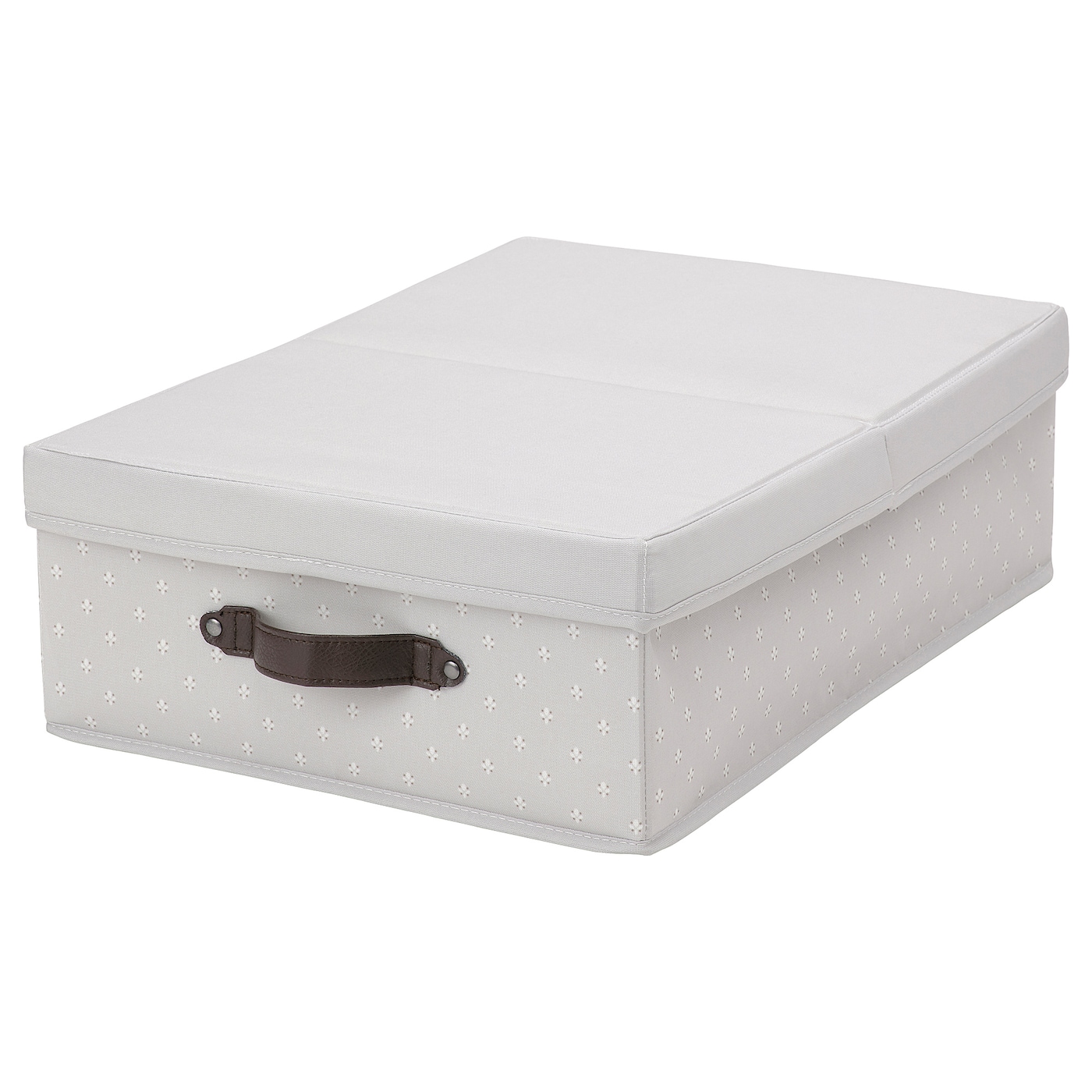 BLÄDDRARE БЛЭДДРАРЕ Коробка с крышкой, серый/с рисунком, 35x50x15 см IKEA