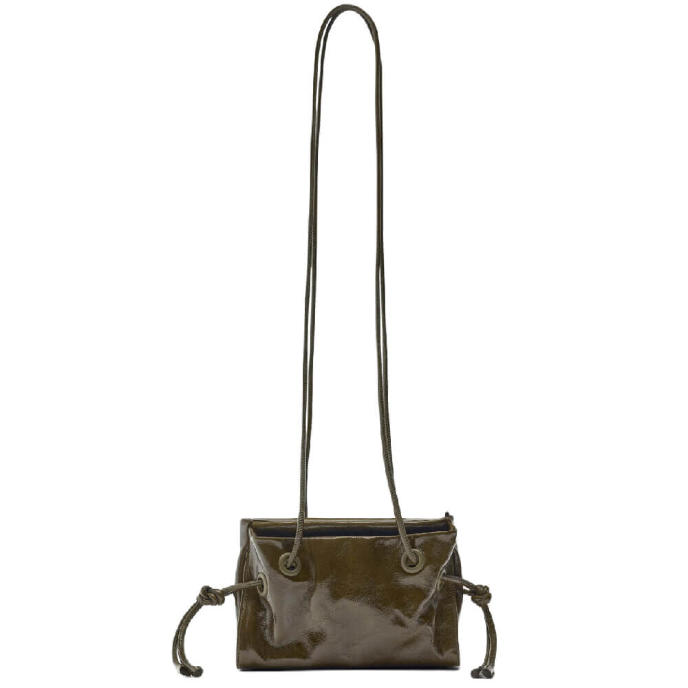 

Сумка Zara Leather Mini Crossbody, темно-зеленый