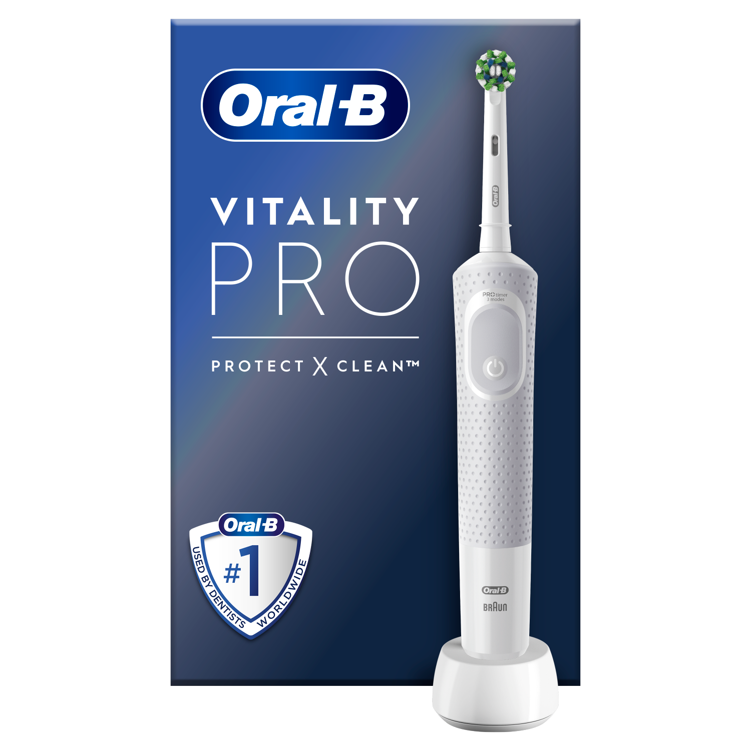 Электрическая зубная щетка Oral-B Vital Pro White - фото