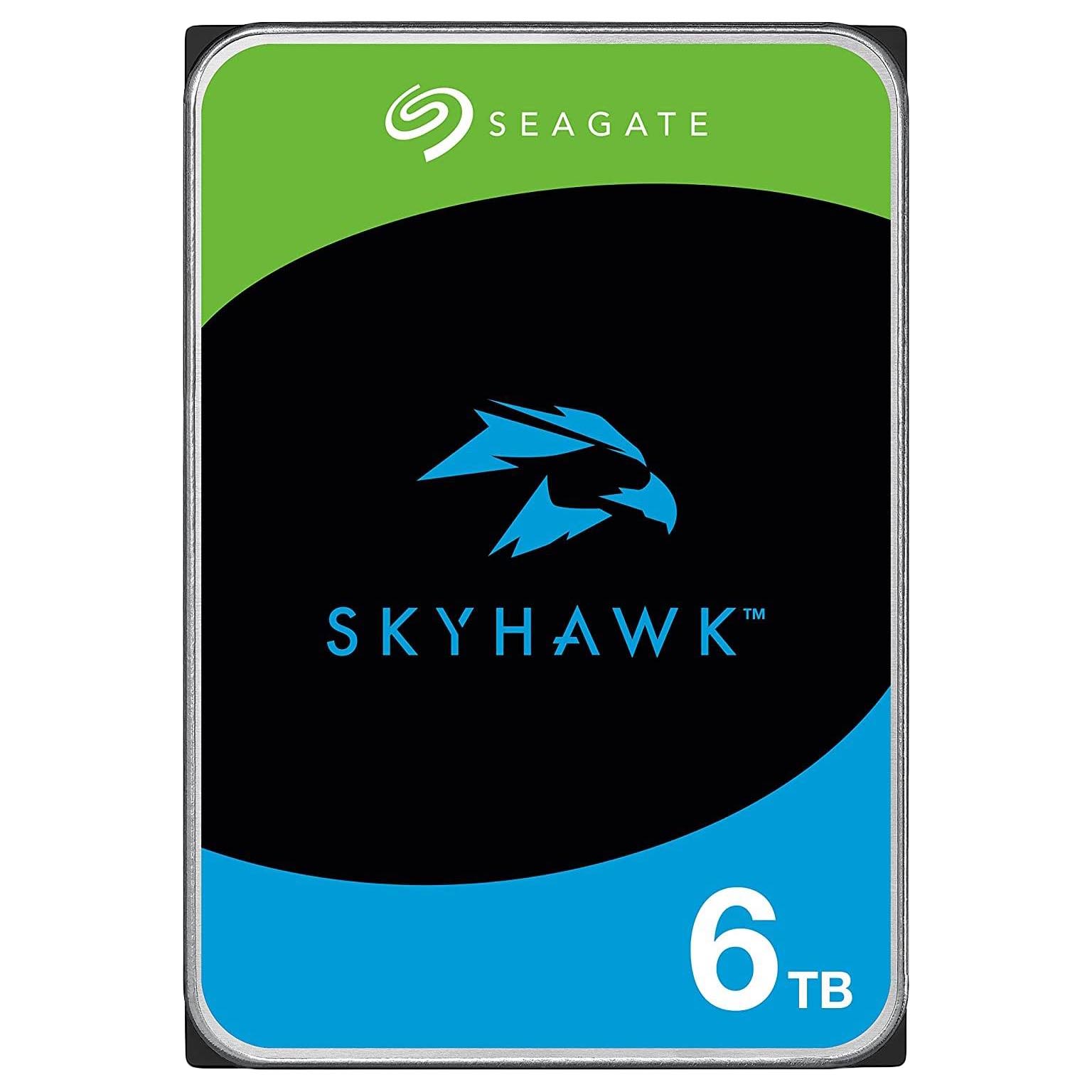 Внутренний жесткий диск Seagate SkyHawk, ST6000VX009, 6 Тб жёсткий диск seagate st8000vx004 surveillance skyhawk 8 тб sata iii 3 5