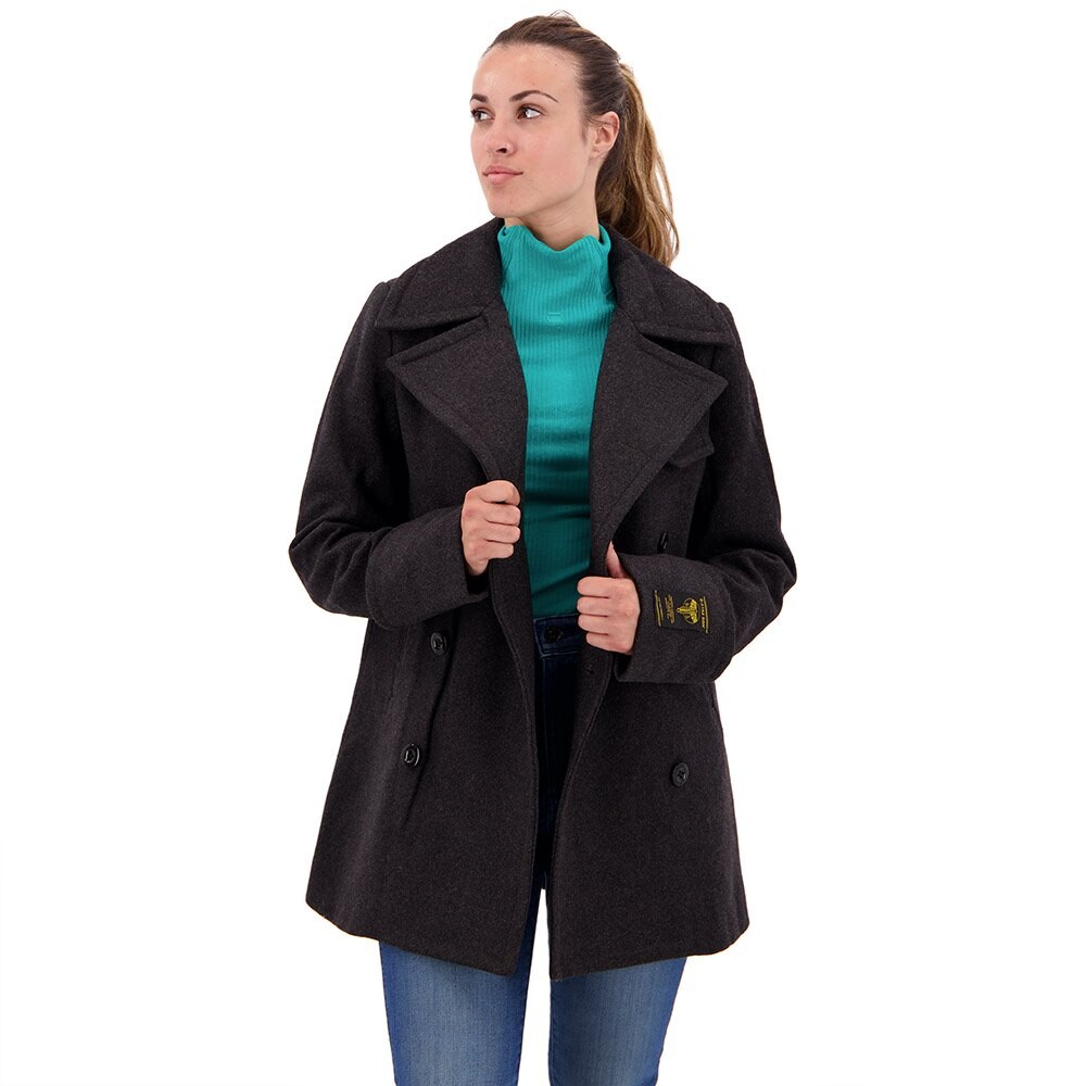 

Пальто G-Star Wool Mid Peacoat, черный