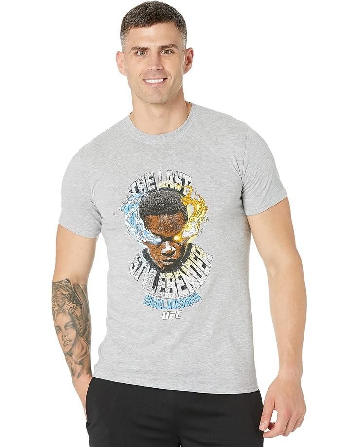 

Футболка UFC Israel Adesanya Bender Vintage, серый