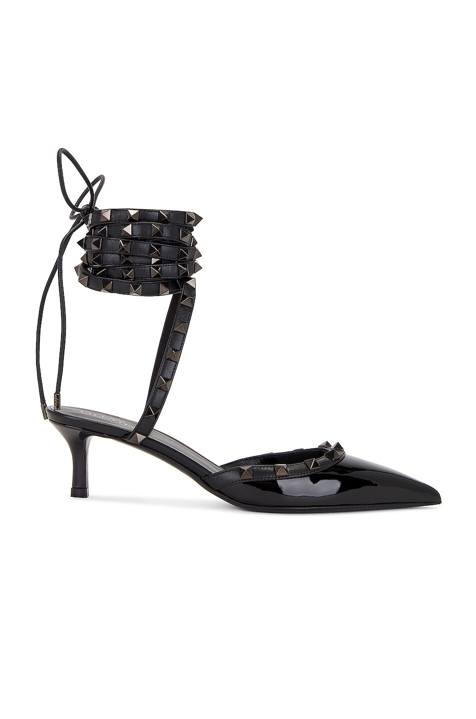 

Туфли Valentino Garavani Rockstud Ankle Strap, неро