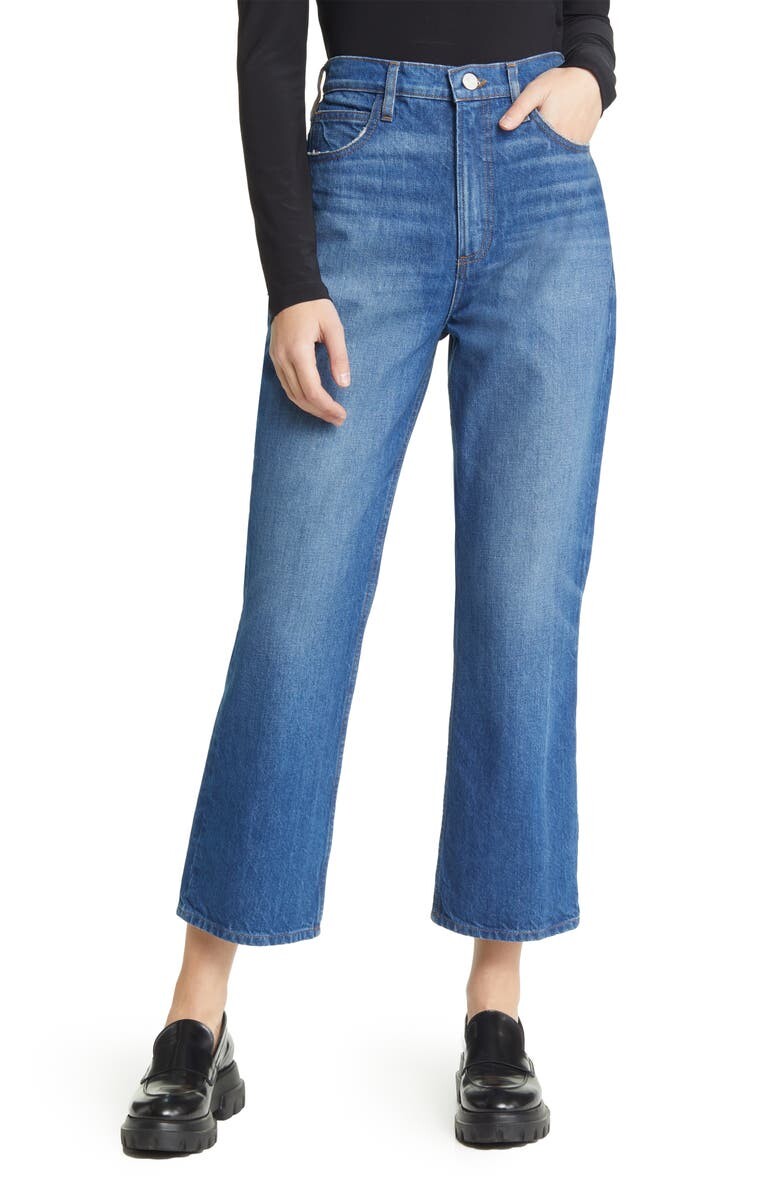 

Узкие укороченные мини-джинсы Le High N Bootcut FRAME