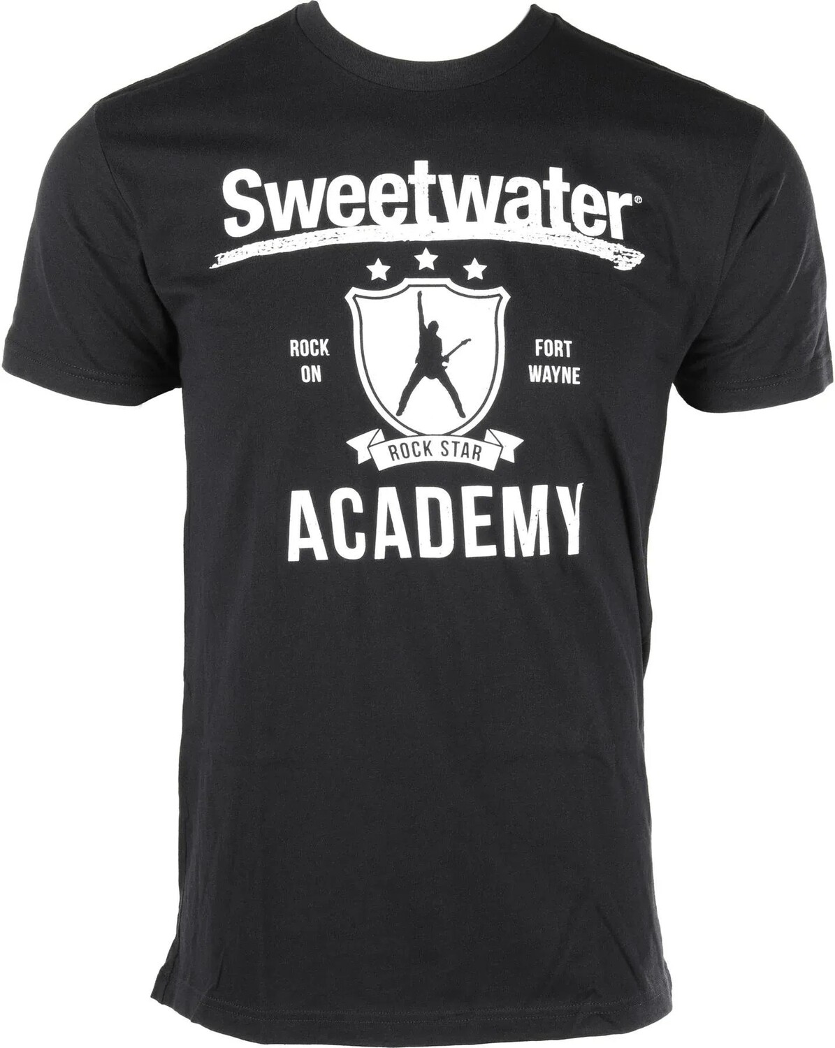

Футболка с рисунком «Rock Star» Sweetwater Academy — черная — большая, Черный