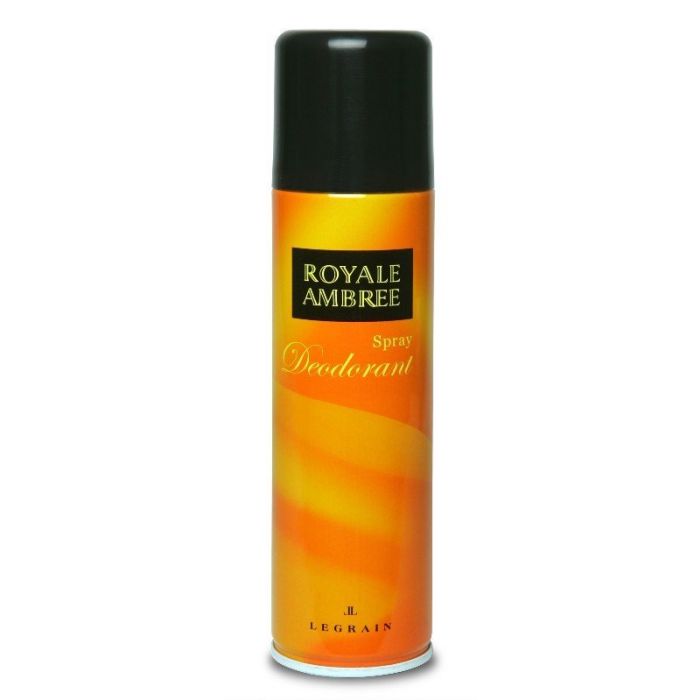 Дезодорант Royale Ambree Desodorante Spray Legrain, 250 ml натуральный дезодорант спрей wild rose deo crystal spray 50мл нежный аромат