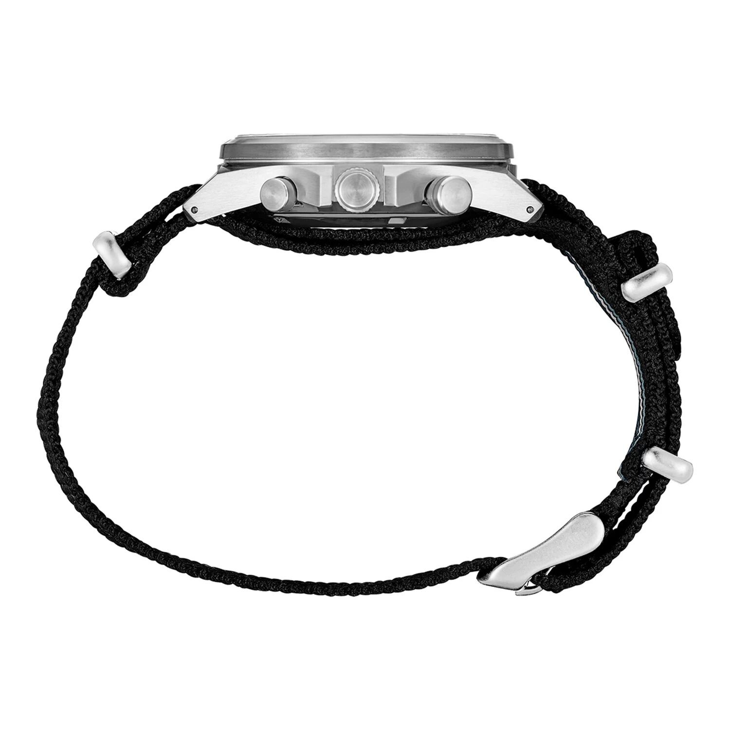 

Мужские часы-хронограф Essentials из нержавеющей стали и нейлона — SSB409 Seiko