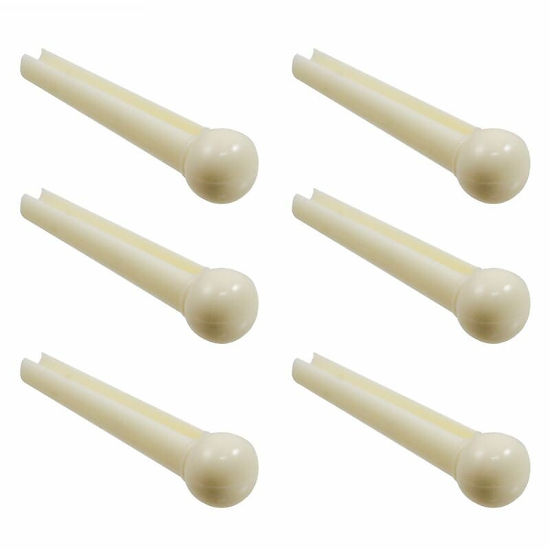 

Кремовые пластиковые шпильки без точек, упаковка 50 шт. Allparts Cream No Dot Bridge Pins Pack of 50
