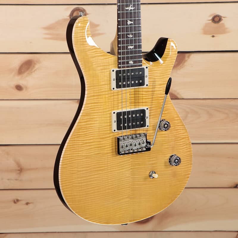 

Paul Reed Smith CE 24 Custom Color — Vintage Yellow с черной задней панелью — 22 0355044 — PLEK'd PRS